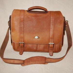 Samsonite Flapover Leather Bag